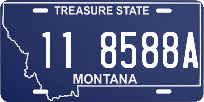 MT license plate 118588A