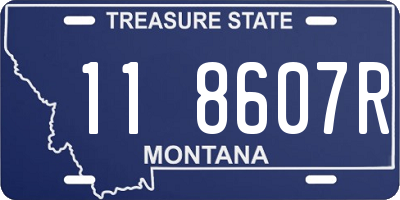 MT license plate 118607R