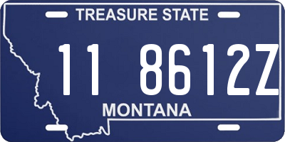 MT license plate 118612Z