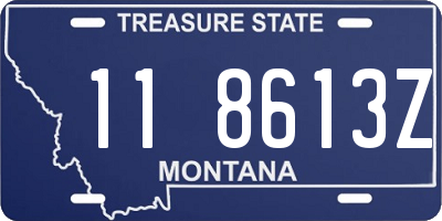 MT license plate 118613Z