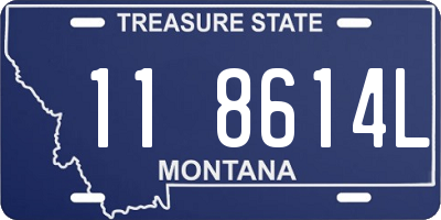 MT license plate 118614L