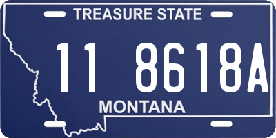 MT license plate 118618A