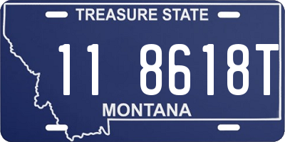 MT license plate 118618T