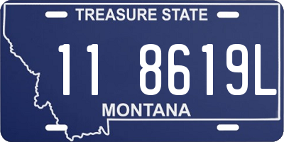 MT license plate 118619L