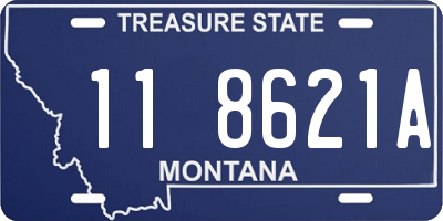 MT license plate 118621A