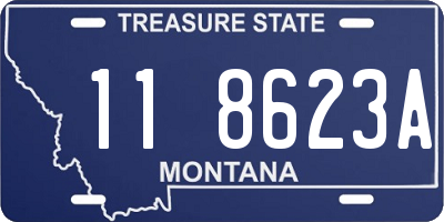 MT license plate 118623A