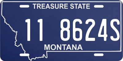 MT license plate 118624S