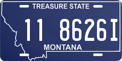 MT license plate 118626I