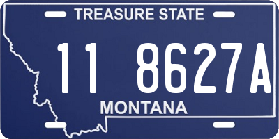 MT license plate 118627A
