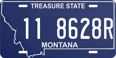 MT license plate 118628R