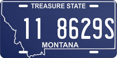 MT license plate 118629S