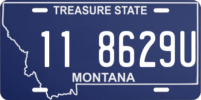 MT license plate 118629U