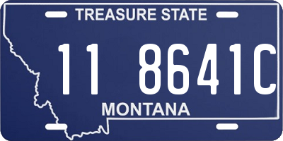 MT license plate 118641C