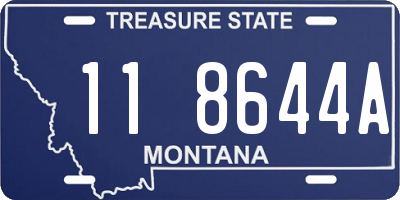 MT license plate 118644A