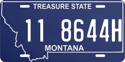 MT license plate 118644H