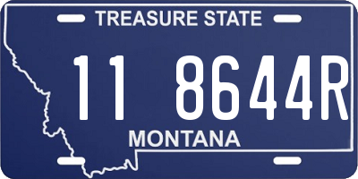 MT license plate 118644R