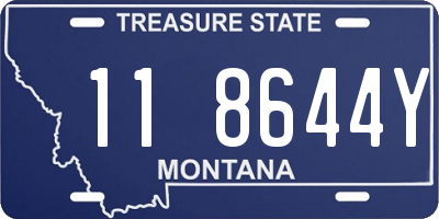 MT license plate 118644Y