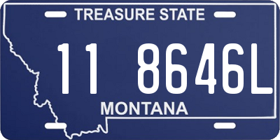 MT license plate 118646L