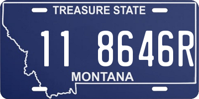 MT license plate 118646R