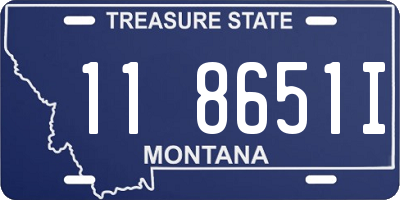 MT license plate 118651I