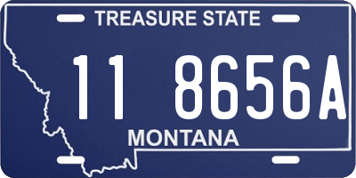 MT license plate 118656A