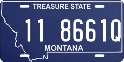 MT license plate 118661Q