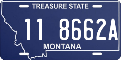 MT license plate 118662A