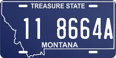 MT license plate 118664A