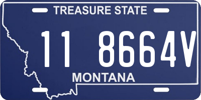 MT license plate 118664V