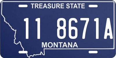 MT license plate 118671A