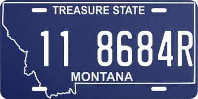 MT license plate 118684R