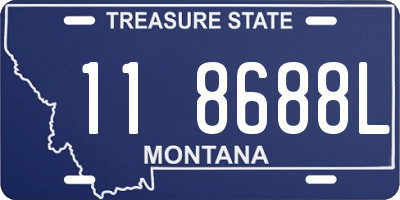 MT license plate 118688L