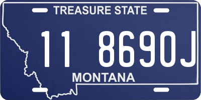 MT license plate 118690J