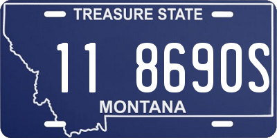 MT license plate 118690S