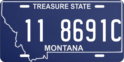 MT license plate 118691C