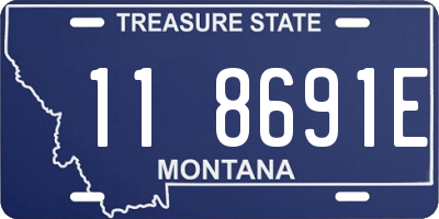 MT license plate 118691E