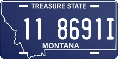 MT license plate 118691I