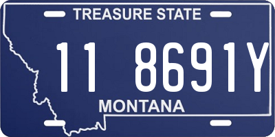 MT license plate 118691Y