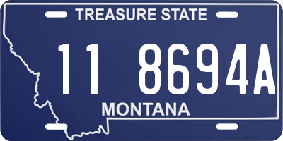 MT license plate 118694A