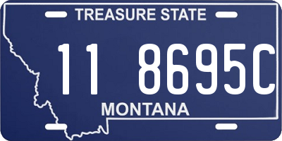 MT license plate 118695C