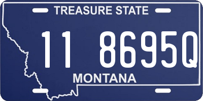 MT license plate 118695Q