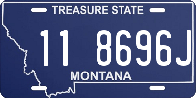 MT license plate 118696J