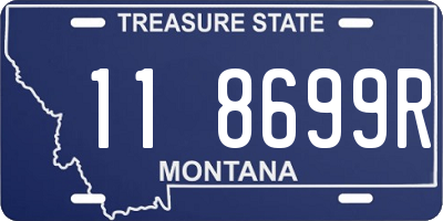 MT license plate 118699R