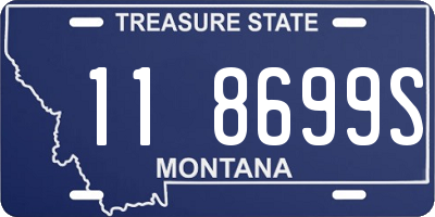 MT license plate 118699S