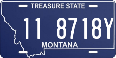 MT license plate 118718Y