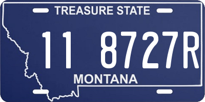 MT license plate 118727R