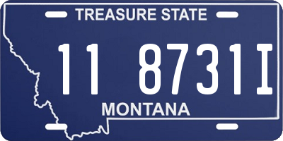 MT license plate 118731I