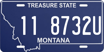 MT license plate 118732U