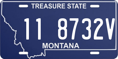 MT license plate 118732V