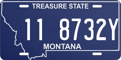 MT license plate 118732Y